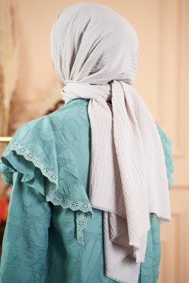 Bombe Serisi Çizgili Taş Şal - Thumbnail