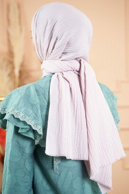 Bombe Serisi Çizgili Çakıl Taşı Şal - Thumbnail