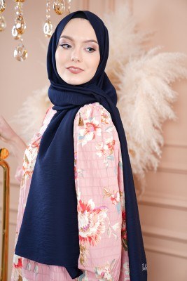 Tensel Lacivert Şal - Thumbnail