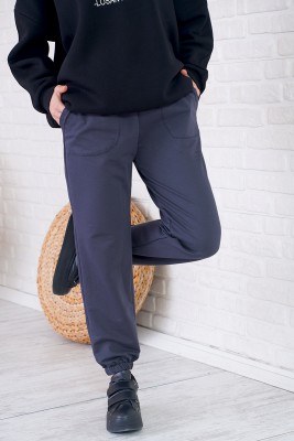 Paça Lastikli Antrasit Eşofman Altı - Thumbnail