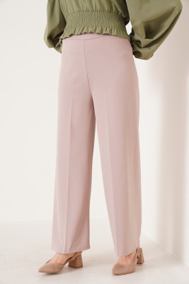 Bol Paça Taş Kanvas Pantolon - Thumbnail