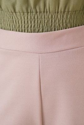 Bol Paça Taş Kanvas Pantolon - Thumbnail