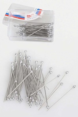 Pazarium - Renkli Başlı Gümüş Toplu İğne