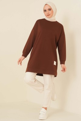 Salaş Armalı Tunik Kahve - Thumbnail