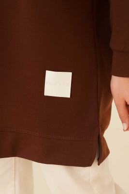 Salaş Armalı Tunik Kahve - Thumbnail