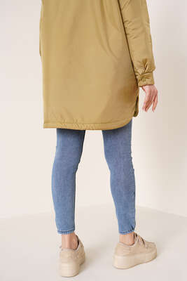 Dar Paça Likralı Pantolon Kar Orta - Thumbnail