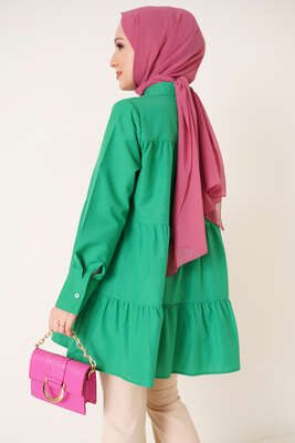 Katkat Gömlek Yeşil - Thumbnail