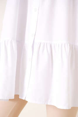 Katkat Gömlek Beyaz - Thumbnail