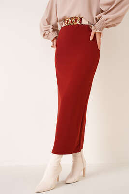 Pazarium - Düz Kiremit Kalem Etek