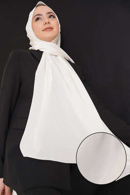 Düz Capri Şal Ekru - Thumbnail