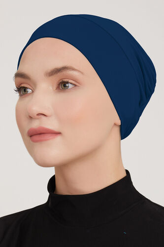 Pazarium - Spor Havuz Bonesi Koyu Lacivert