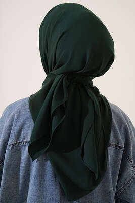 Medine İpeği Eşarp Zümrüt - Thumbnail