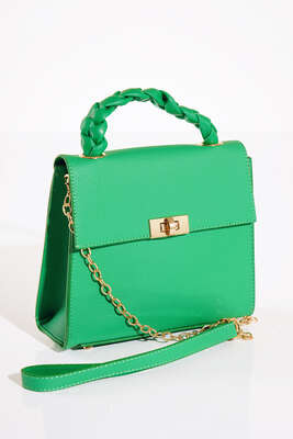 Örgü Kulp Omuz Çantası Benetton - Thumbnail