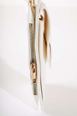 Kapaklı Cüzdan Çanta Beyaz - Thumbnail