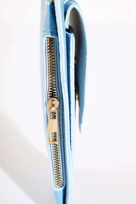 Kapaklı Cüzdan Çanta Bebe Mavi - Thumbnail