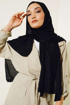 Penye Şal Siyah - 01 - Thumbnail