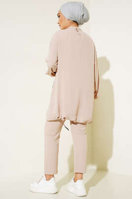 Kot Cep Detaylı İkili Takım Taş - Thumbnail