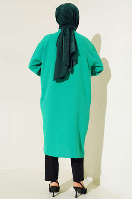 Çıtçıt Düğmeli Ayrobin Tunik Benetton - Thumbnail