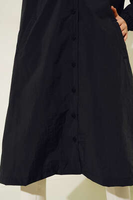 File Astarlı Yağmurluk Siyah - Thumbnail