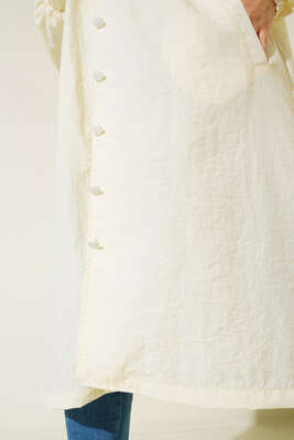 File Astarlı Yağmurluk Ekru - Thumbnail