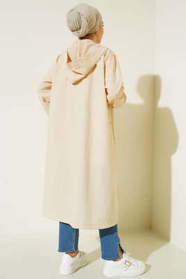 File Astarlı Yağmurluk Bej - Thumbnail