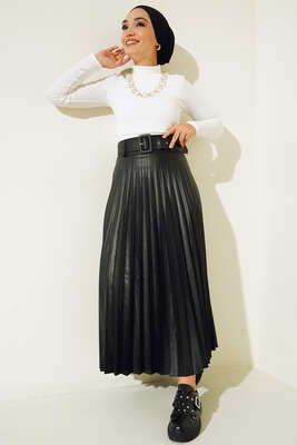 Fitilli Uzun Kol Body Ekru - Thumbnail