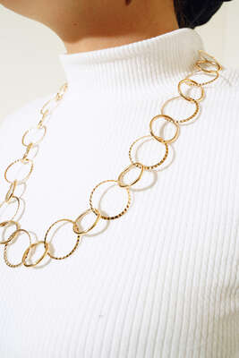 Fitilli Uzun Kol Body Ekru - Thumbnail