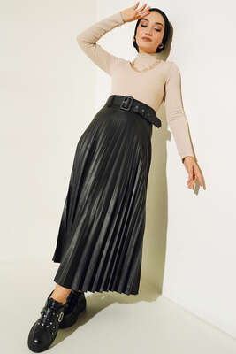 Fitilli Uzun Kol Body Bej - Thumbnail