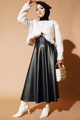 Teddy Düğmeli Hırka Bej - Thumbnail