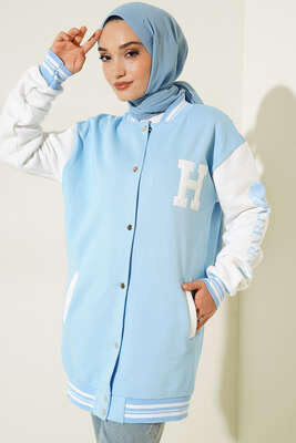 Harvard Kolej Ceket Mavi - Thumbnail