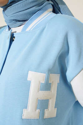 Harvard Kolej Ceket Mavi - Thumbnail