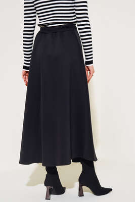 Dalgıç Kumaş Çan Etek Siyah - Thumbnail