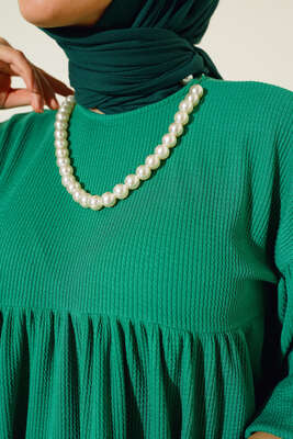 Bileği Lastikli Fitilli İkili Takım Yeşil - Thumbnail