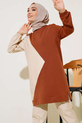 Deri Garnili Tunik Taba - Thumbnail