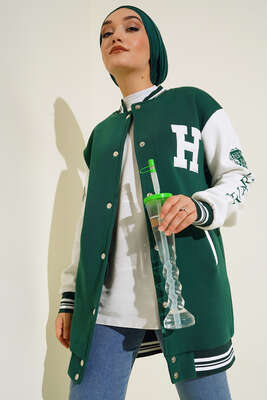 Harvard Kolej Ceket Zümrüt - Thumbnail