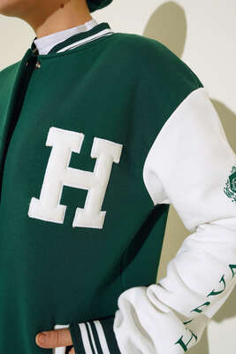 Harvard Kolej Ceket Zümrüt - Thumbnail