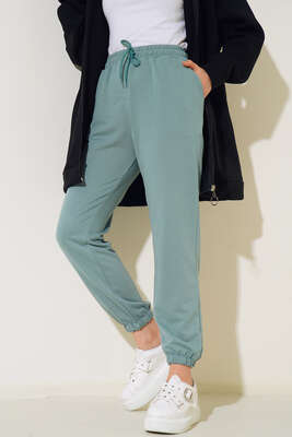 Paça Lastikli Jogger Pantolon Mint - Thumbnail