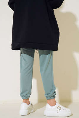 Paça Lastikli Jogger Pantolon Mint - Thumbnail