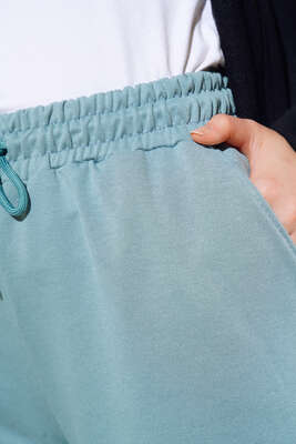 Paça Lastikli Jogger Pantolon Mint - Thumbnail