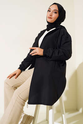 Cepli Yağmurluk Siyah - Thumbnail