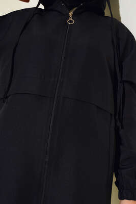 Cepli Yağmurluk Siyah - Thumbnail