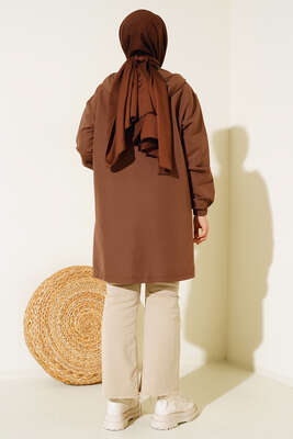 Cepli Yağmurluk Kahve - Thumbnail