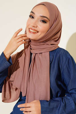 Penye Şal Gül Pembe - 72 - Thumbnail