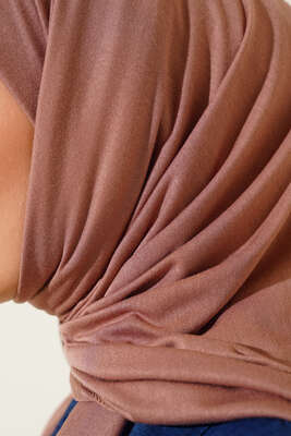 Penye Şal Gül Pembe - 72 - Thumbnail