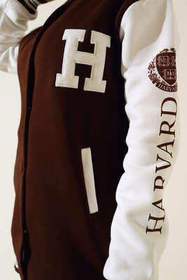 Harvard Kolej Ceket Kahve - Thumbnail