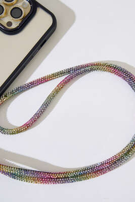 Taşlı Telefon Askısı Asorti - Thumbnail