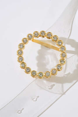 Yuvarlak Toka Kemer Gold - Thumbnail