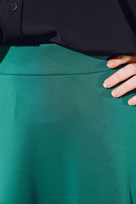 Uzun Scuba Etek Yeşil - Thumbnail