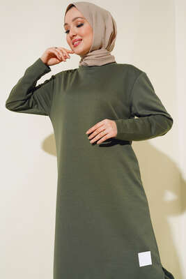 Armalı Bol Paça İkili Takım Haki - Thumbnail