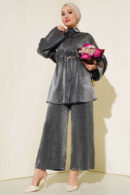 Simli İkili Takım Antrasit - Thumbnail